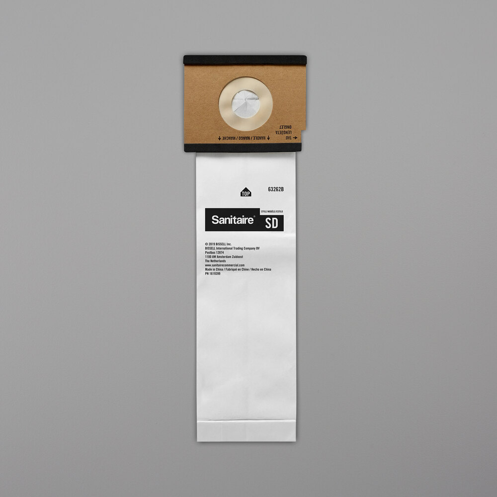 Sanitaire SD Vacuum Bags, Pack of 5